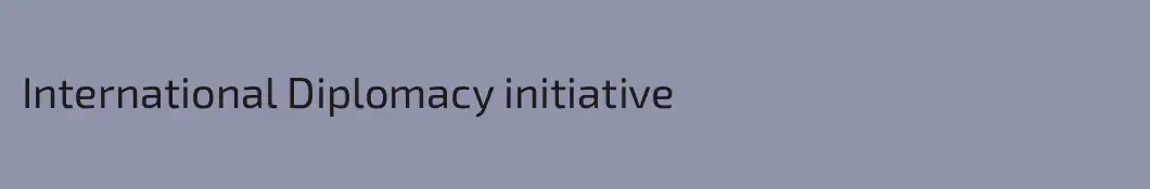 International Diplomacy initiative